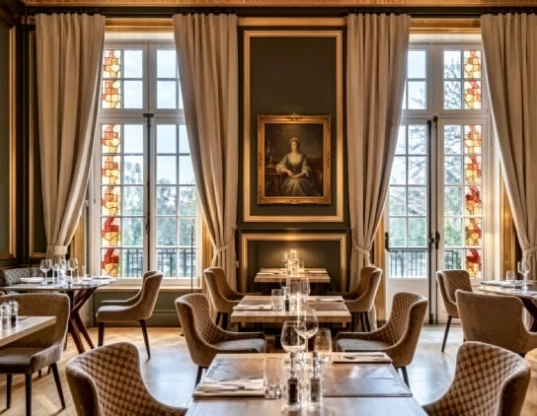 Cortina para restaurante/cafeter&iacute;a